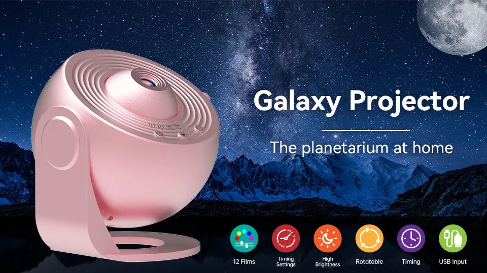 Planetarium Projecteur Galaxie étoilé 12 en 1